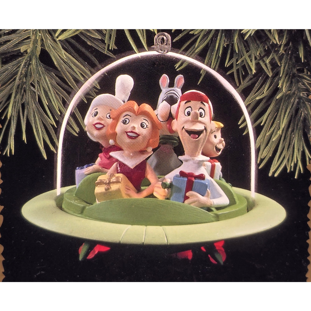 VTG Hallmark Keepsake 1996 THE JETSONS Magic Ornament Flickering Light QLX7411 - Picture 2 of 13